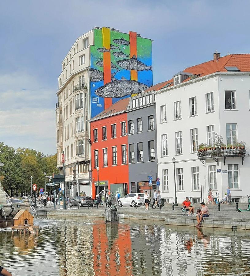 St Catherine - Sweet Home - Bxl - Studio Apartment With City View Bryssel Exteriör bild